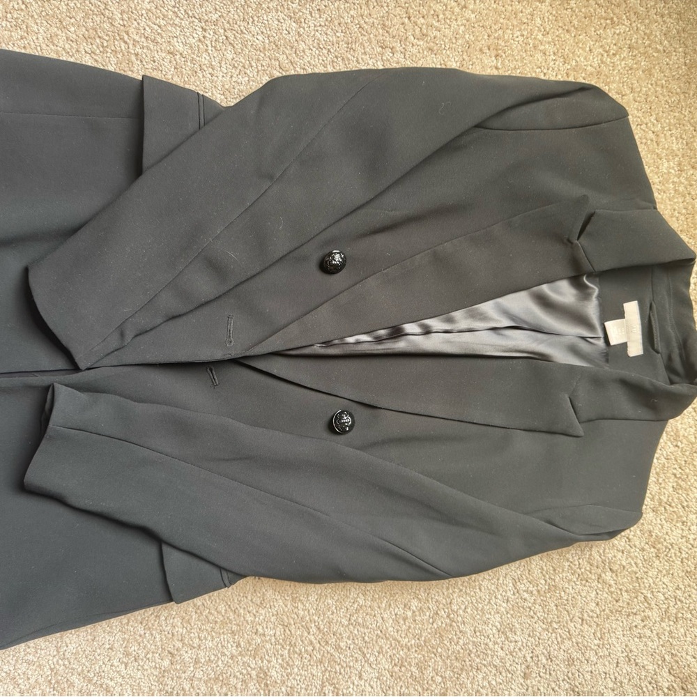 H&M Elegant Black Jacket with Satin Lining